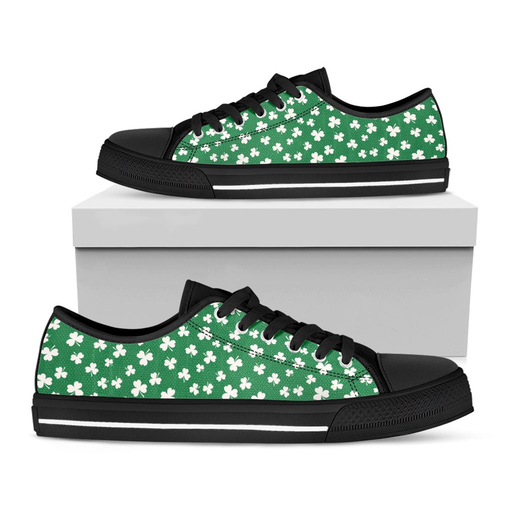 Polka Dot Irish St. Patrick’s Day Print Black Low Top Shoes, St Patricks Day Low Top, St Patrick Day Sneaker Polka Dot Irish St. Patrick’s Day Print Black Low Top Shoes, St Patricks Day Low Top, St Patrick Day Sneaker