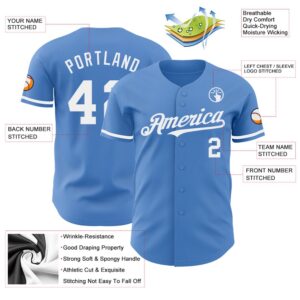 Powder Blue White Authentic Baseball Jersey Custom Baseball Jersey Personalized Sport Jersey 2 qjufp0.jpg