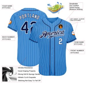 Powder Blue White Pinstripe Navy White Authentic Baseball Jersey Custom Baseball Jersey Personalized Sport Jersey 2 gw91lu.jpg