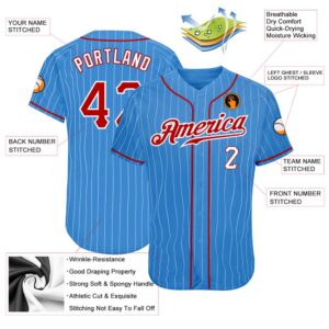 Powder Blue White Pinstripe Red White Authentic Baseball Jersey Custom Baseball Jersey Personalized Sport Jersey 2 zzvpnr.jpg