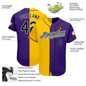 Purple Black Yellow Authentic Split Fashion Baseball Jersey Custom Baseball Jersey Personalized Sport Jersey 2 c012j5.jpg