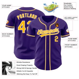 Purple Gold White Authentic Baseball Jersey Custom Baseball Jersey Personalized Sport Jersey 2 sbrrbj.jpg