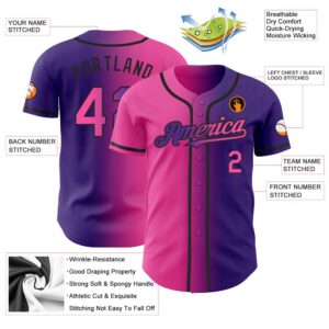 Purple Pink Black Authentic Gradient Fashion Baseball Jersey Custom Baseball Jersey Personalized Sport Jersey 2 hpvvot.jpg