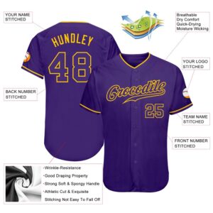 Purple Purple Gold Authentic Baseball Jersey Custom Baseball Jersey Personalized Sport Jersey 2 evfld8.jpg