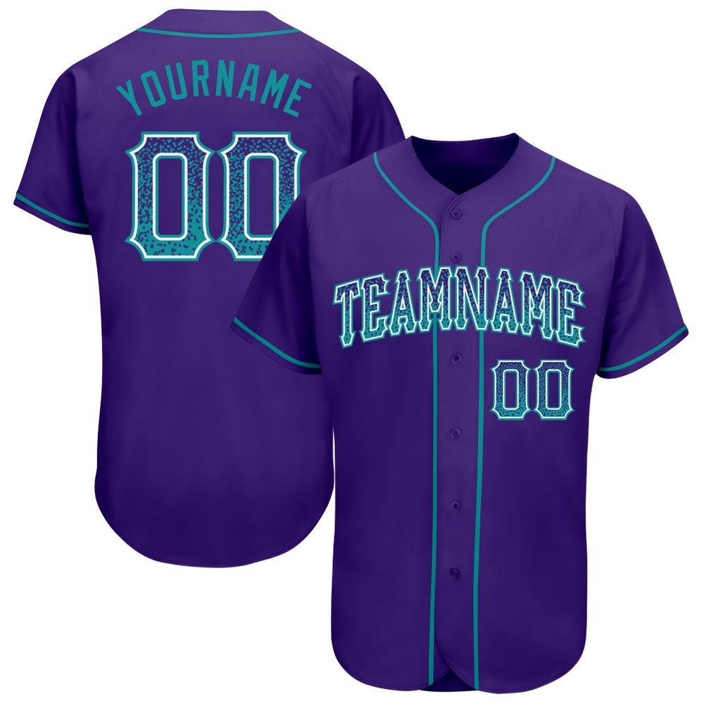 Purple Teal-White Authentic Drift Fashion Baseball Jersey, Custom Baseball Jersey, Personalized Sport Jersey Purple Teal-White Authentic Drift Fashion Baseball Jersey, Custom Baseball Jersey, Personalized Sport Jersey