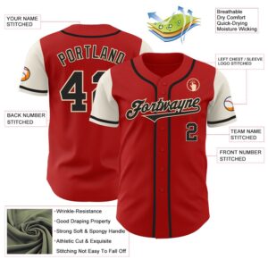 Red Black Cream Authentic Two Tone Baseball Jersey Custom Baseball Jersey Personalized Sport Jersey 2 bc69qp.jpg