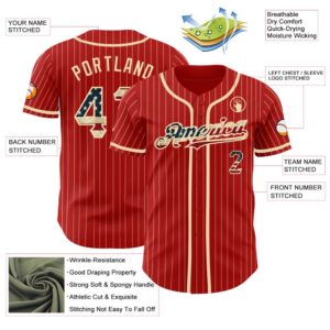 Red Cream Pinstripe Vintage USA Flag Authentic Baseball Jersey Custom Baseball Jersey Personalized Sport Jersey 2 fydcdk.jpg
