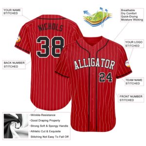 Red White Pinstripe Black White Authentic Baseball Jersey Custom Baseball Jersey Personalized Sport Jersey 2 jkqa10.jpg
