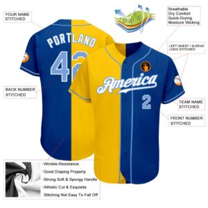 Royal Light Blue Yellow Authentic Split Fashion Baseball Jersey Custom Baseball Jersey Personalized Sport Jersey 2 qdg2o5.jpg