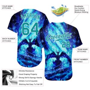 Royal Teal White 3D Pattern Design Water Dragon Authentic Baseball Jersey Custom Baseball Jersey Personalized Sport Jersey 2 l6v4ar.jpg