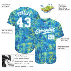 Scratch Graffiti Pattern White Light Blue 3D Authentic Baseball Jersey Custom Baseball Jersey Personalized Sport Jersey 2 txafoe.jpg