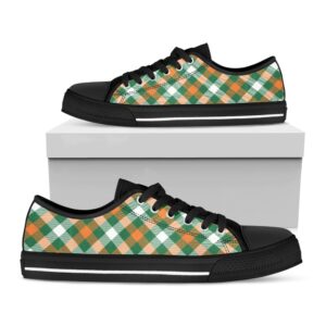 St. Patrick’s Day Plaid Pattern Print Black…