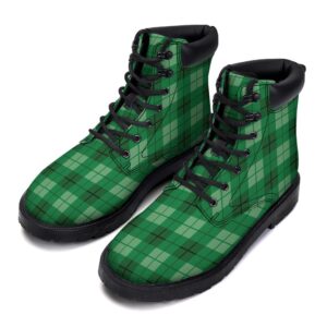 St. Patrick’s Day Shamrock Plaid Print Pattern…