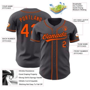 Steel Gray Orange Black Authentic Baseball Jersey Custom Baseball Jersey Personalized Sport Jersey 2 jqqbbs.jpg