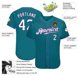Teal Purple Pinstripe White Purple Authentic Baseball Jersey Custom Baseball Jersey Personalized Sport Jersey 2 yekib9.jpg