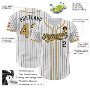 White Black Pinstripe Old Gold Authentic Baseball Jersey Custom Baseball Jersey Personalized Sport Jersey 2 imtipn.jpg