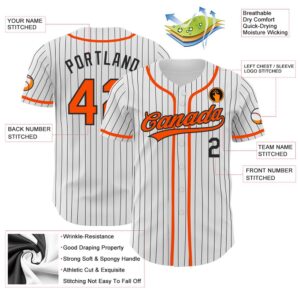 White Black Pinstripe Orange Authentic Baseball Jersey Custom Baseball Jersey Personalized Sport Jersey 2 bhfsi3.jpg