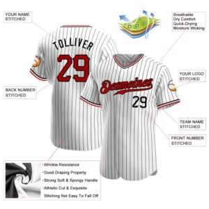White Black Pinstripe Red Black Authentic Baseball Jersey Custom Baseball Jersey Personalized Sport Jersey 2 eywhtr.jpg