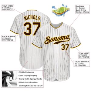 White Brown Pinstripe Brown Gold Authentic Baseball Jersey Custom Baseball Jersey Personalized Sport Jersey 2 sni3iw.jpg