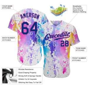White Royal Pink 3D Pattern Design Watercolor Authentic Baseball Jersey Custom Baseball Jersey Personalized Sport Jersey 2 ig14hx.jpg