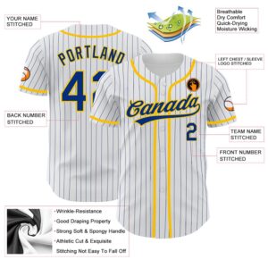 White Royal Pinstripe Royal Yellow Authentic Baseball Jersey Custom Baseball Jersey Personalized Sport Jersey 2 gfynyh.jpg
