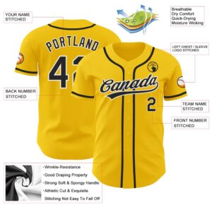 Yellow Black White Authentic Baseball Jersey Custom Baseball Jersey Personalized Sport Jersey 2 fampf4.jpg