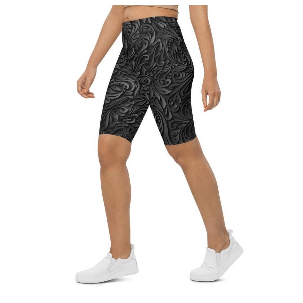 3D Art Deco Biker Shorts, Biker Shorts For Mom, Shorts Mother’s Day, Mother Day Gift