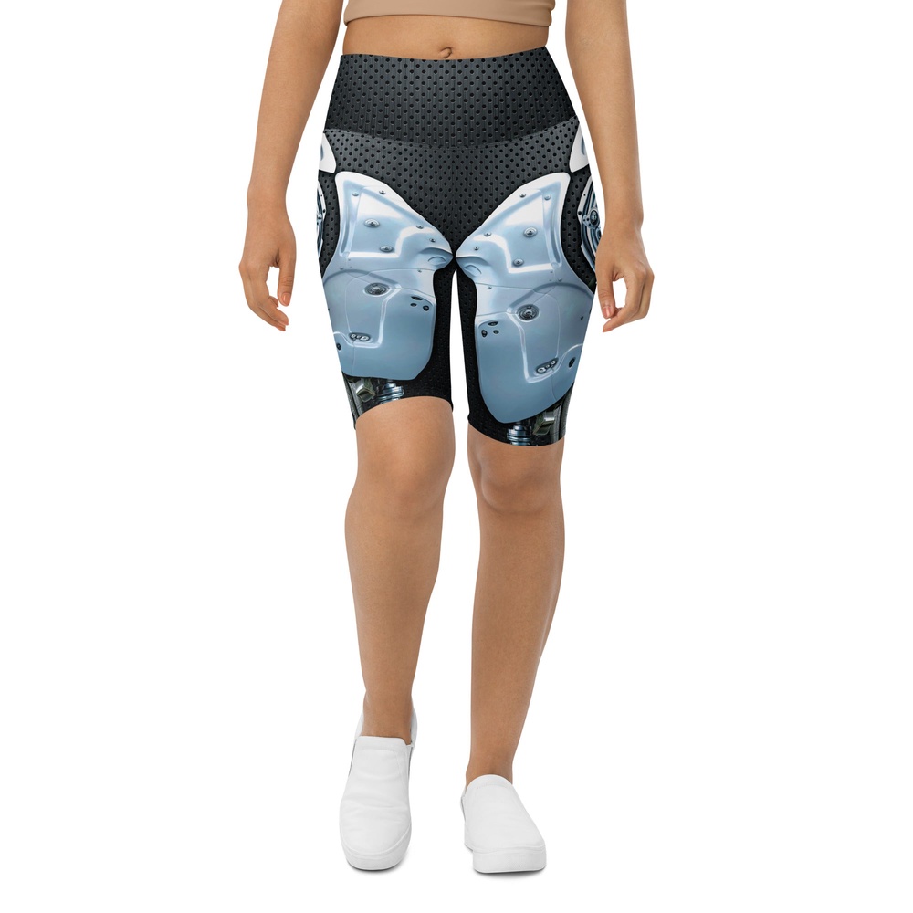 3D Robotic Biker Shorts, Biker Shorts For Mom, Shorts Mother’s Day, Mother Day Gift