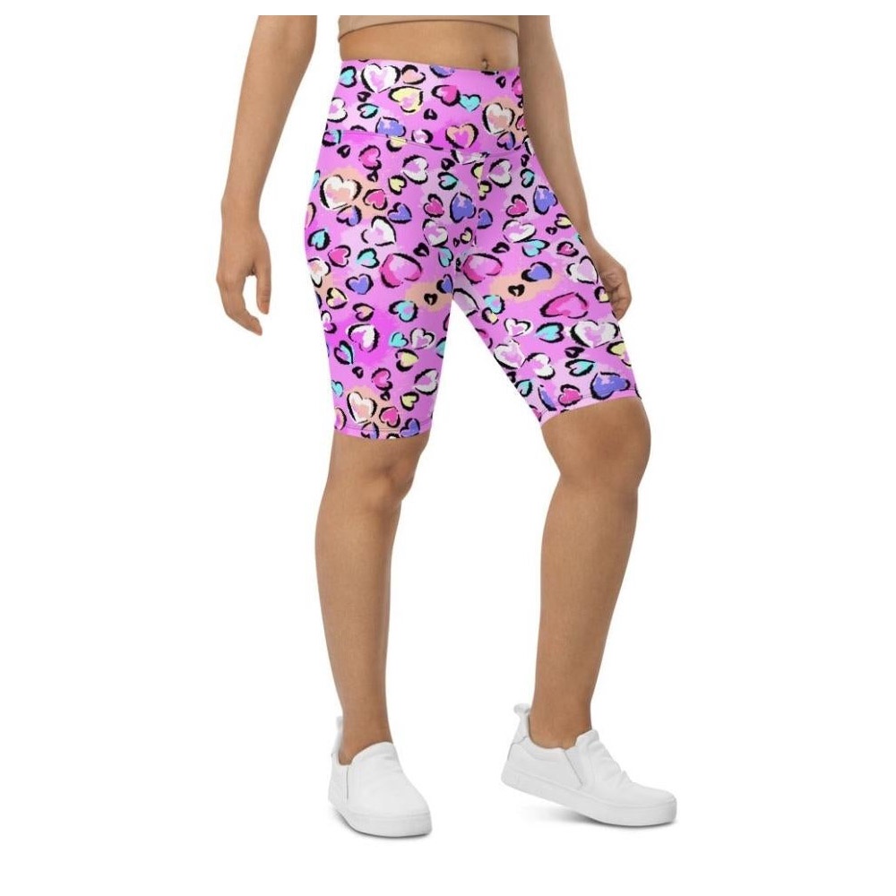 Artsy Heart Biker Shorts, Biker Shorts For Mom, Shorts Mother’s Day, Mother Day Gift