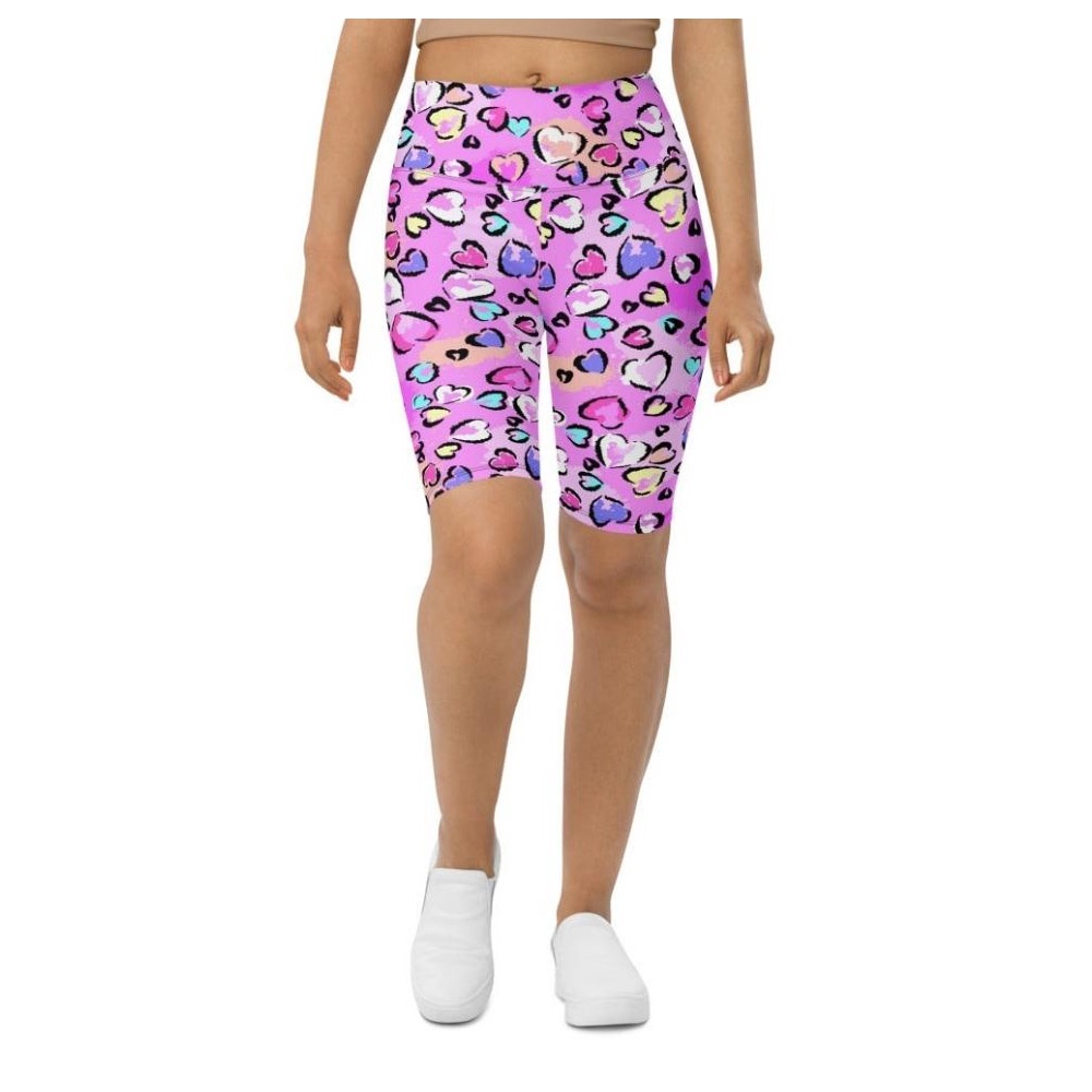 Artsy Heart Biker Shorts, Biker Shorts For Mom, Shorts Mother’s Day, Mother Day Gift