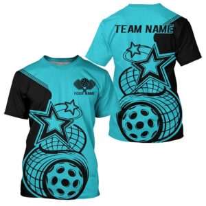 Black And Blue Custom Pickleball Star Pickleball…