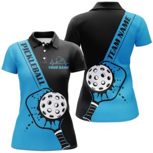 Black And Blue Custom Pickleball Team Shirts…