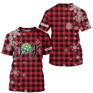 Black And Red Plaid Snowflake Custom Christmas…