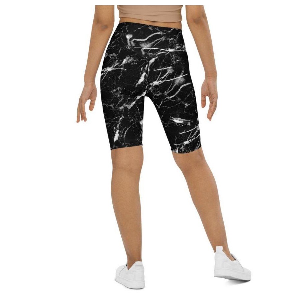 Black Marble Biker Shorts, Biker Shorts For Mom, Shorts Mother’s Day, Mother Day Gift