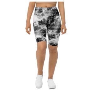 Black White Tie Dye Biker Shorts Biker Shorts For Mom Shorts Mother s Day Mother Day Gift 2 l690fj.jpg