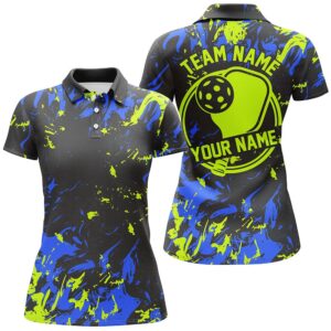 Blue And Green Custom Pickleball Team Shirts…