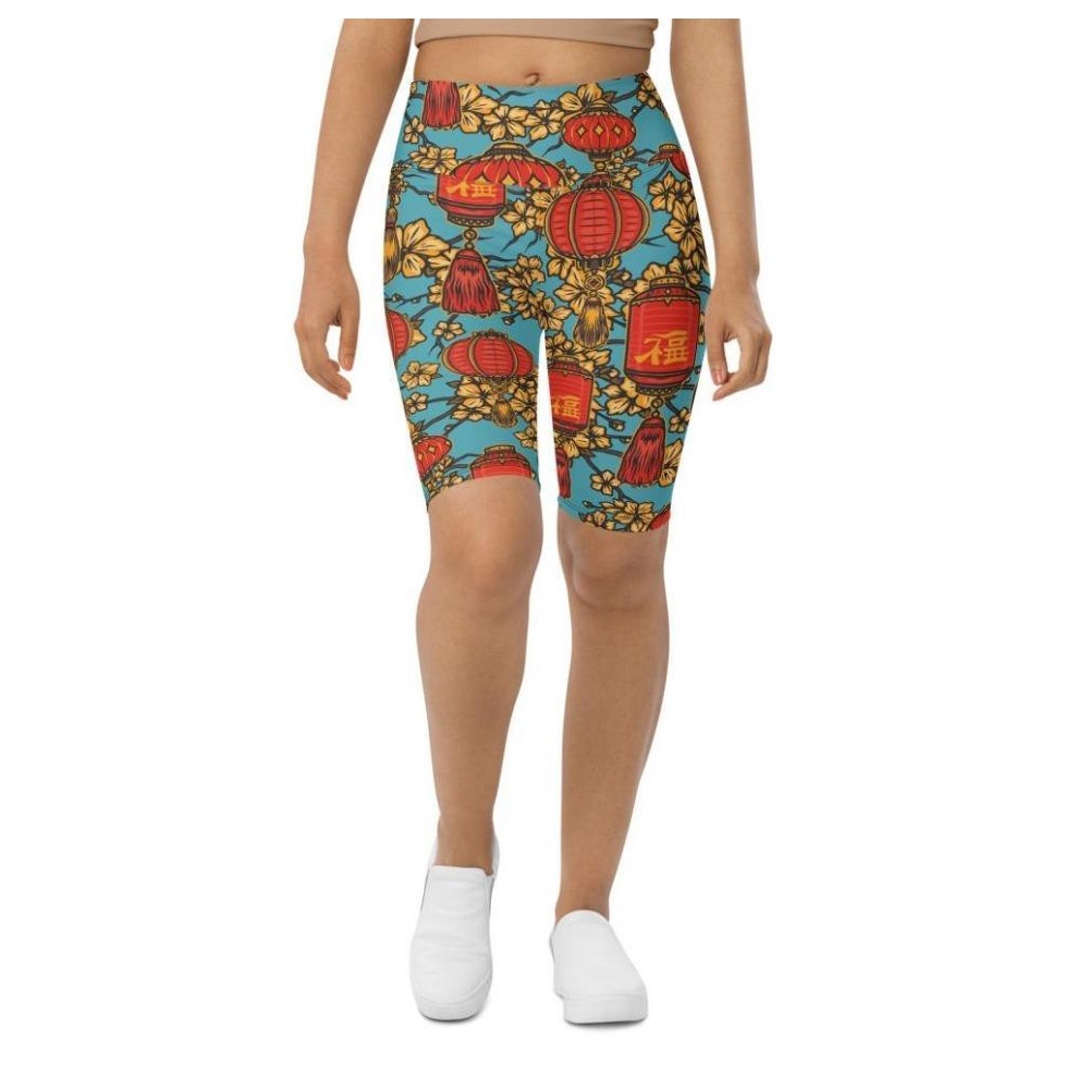 Chinese Festive Biker Shorts, Biker Shorts For Mom, Shorts Mother’s Day, Mother Day Gift