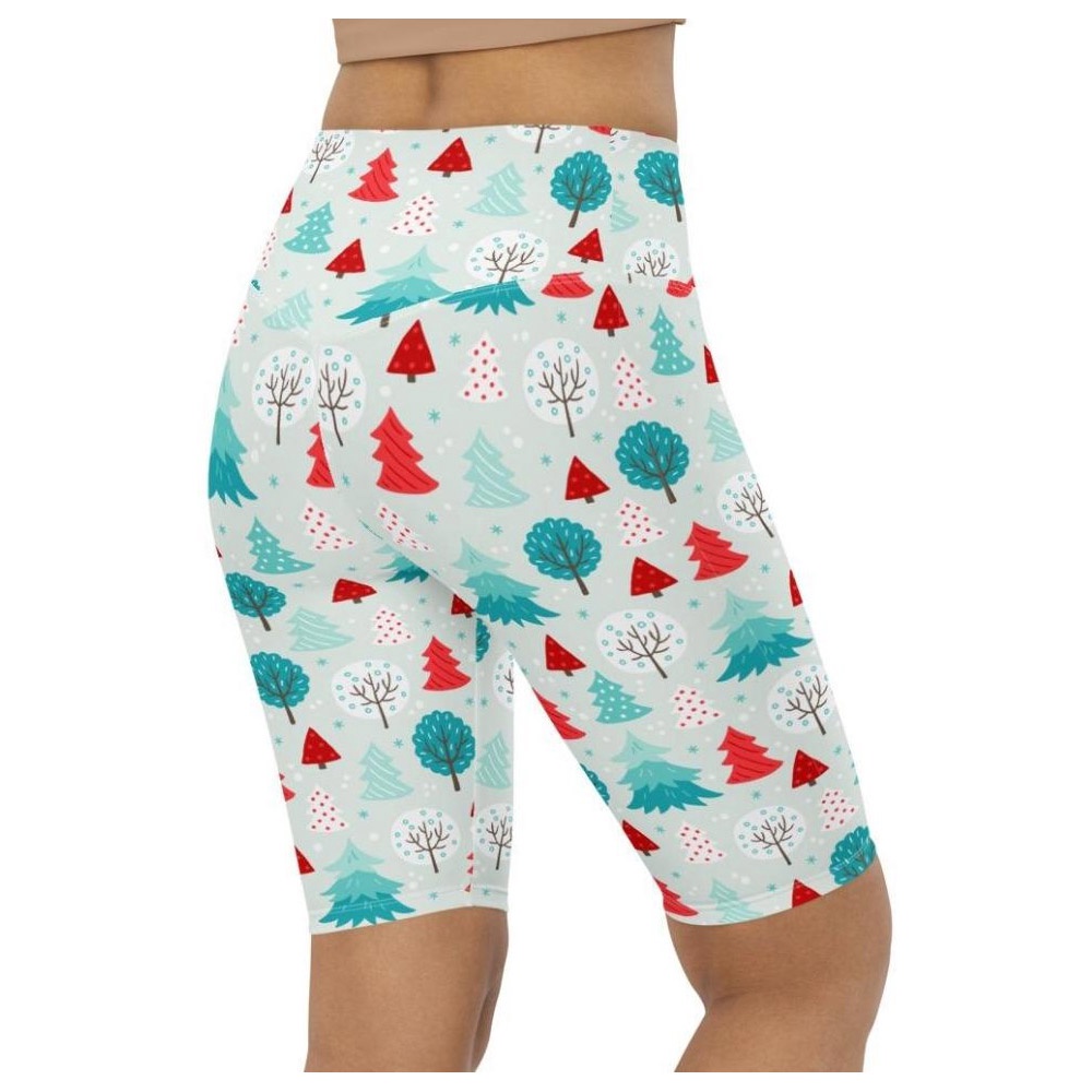 Christmas Forest Biker Shorts, Biker Shorts For Mom, Shorts Mother’s Day, Mother Day Gift