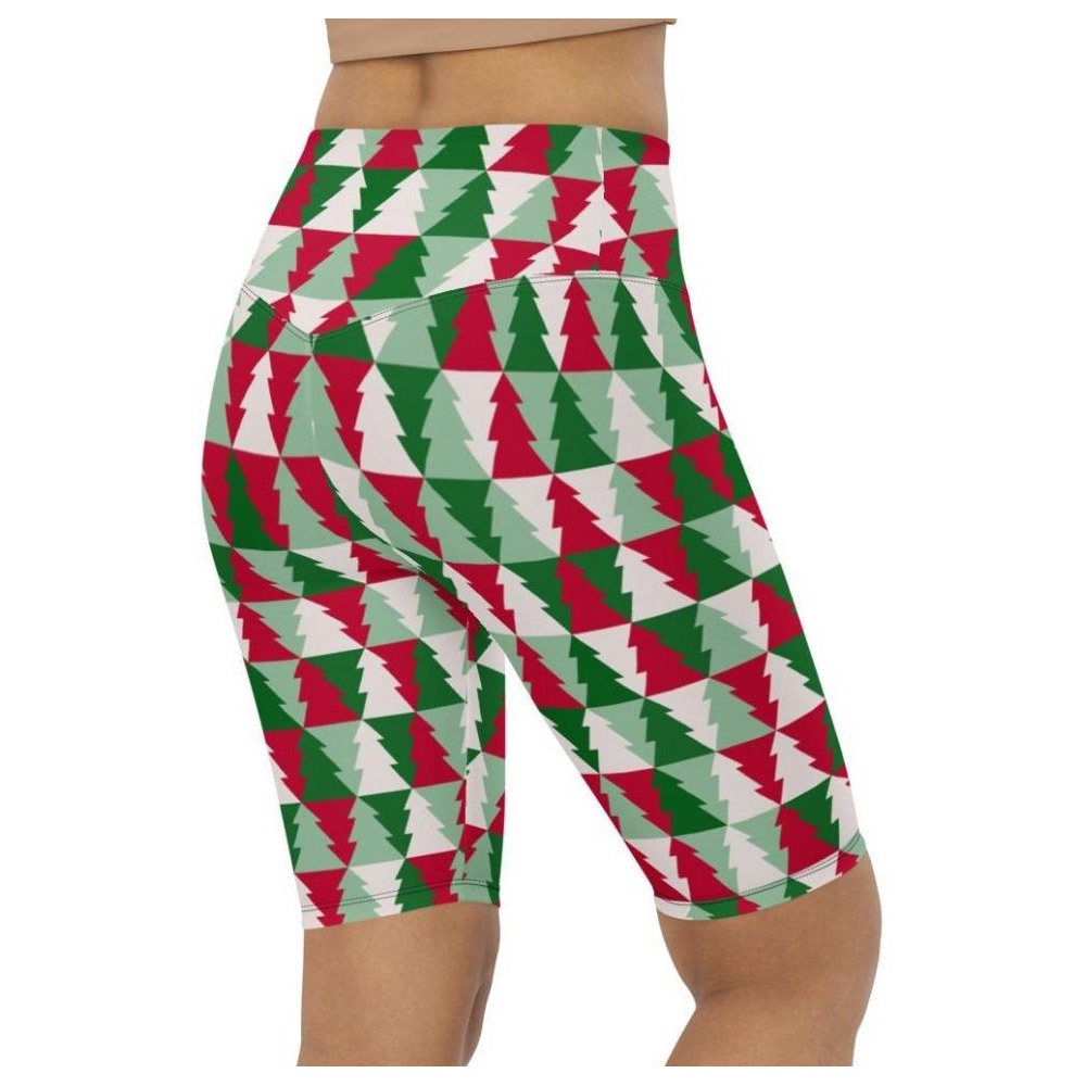 Christmas Tree Pattern Biker Shorts, Biker Shorts For Mom, Shorts Mother’s Day, Mother Day Gift Christmas Tree Pattern Biker Shorts, Biker Shorts For Mom, Shorts Mother’s Day, Mother Day Gift