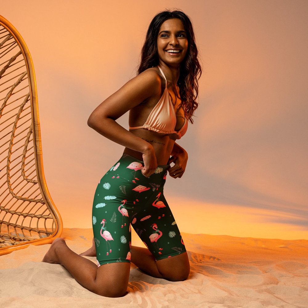 Christmassy Flamingos Biker Shorts, Biker Shorts For Mom, Shorts Mother’s Day, Mother Day Gift Christmassy Flamingos Biker Shorts, Biker Shorts For Mom, Shorts Mother’s Day, Mother Day Gift