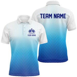 Custom Blue Pickleball Shirts For Men, Pickleball…