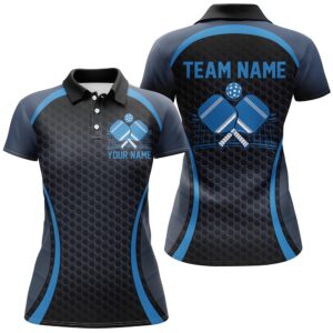 Custom Blue Pickleball Shirts For Women, Women’s…