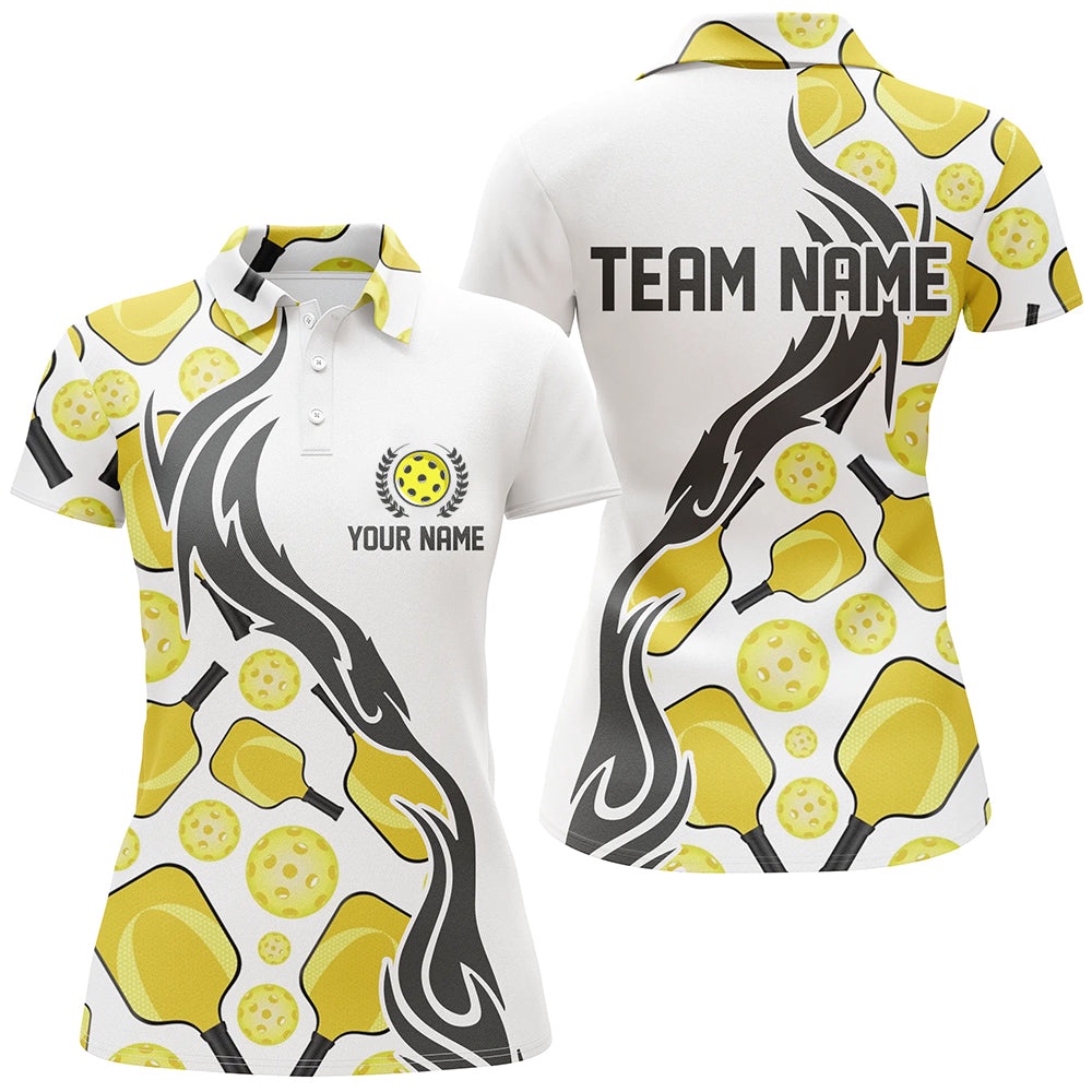 Custom Women’s Pickleball Polo Shirts With Team Name, Outdoor Pickleball Outfits For Player, Pickleball Polo Shirts