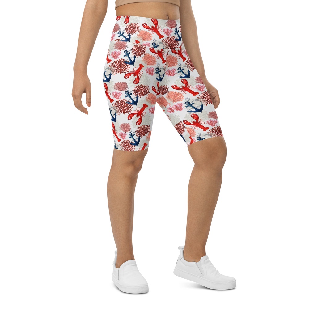 Cute Lobster Biker Shorts, Biker Shorts For Mom, Shorts Mother’s Day, Mother Day Gift