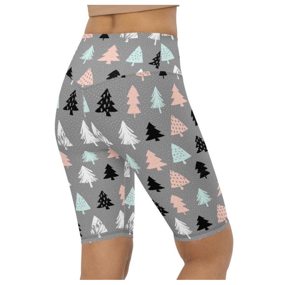 Cute Minimalistic Christmas Biker Shorts, Biker Shorts For Mom, Shorts Mother’s Day, Mother Day Gift