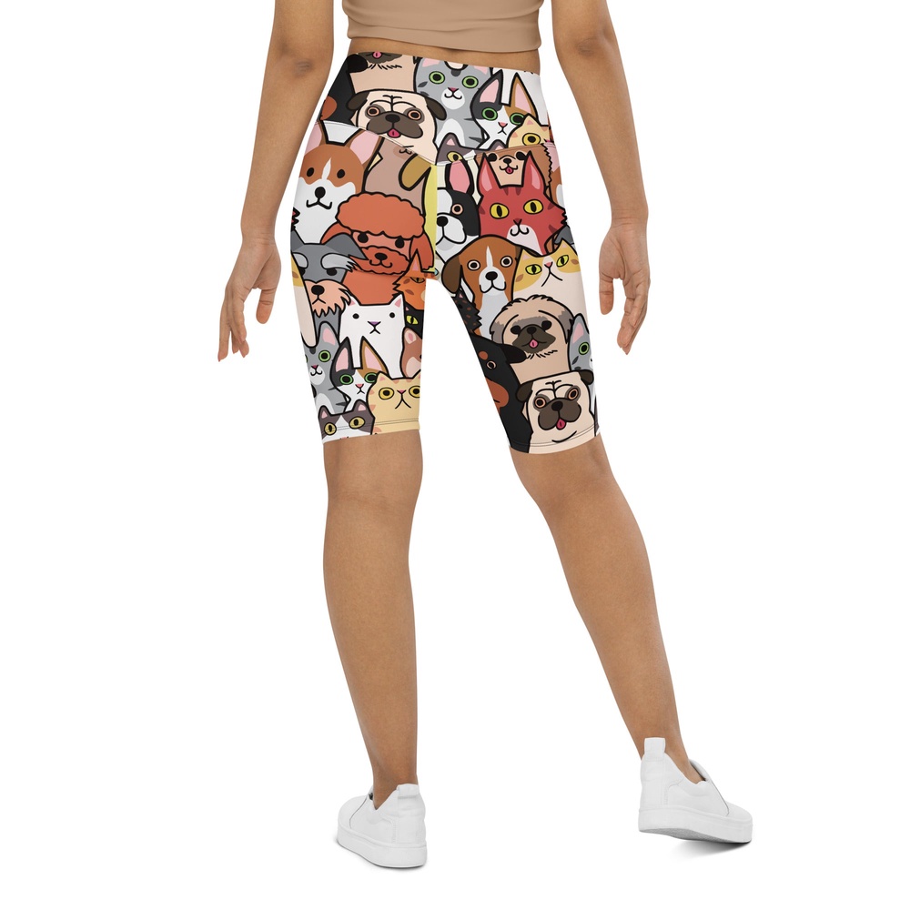 Cuteness Overload Biker Shorts, Biker Shorts For Mom, Shorts Mother’s Day, Mother Day Gift