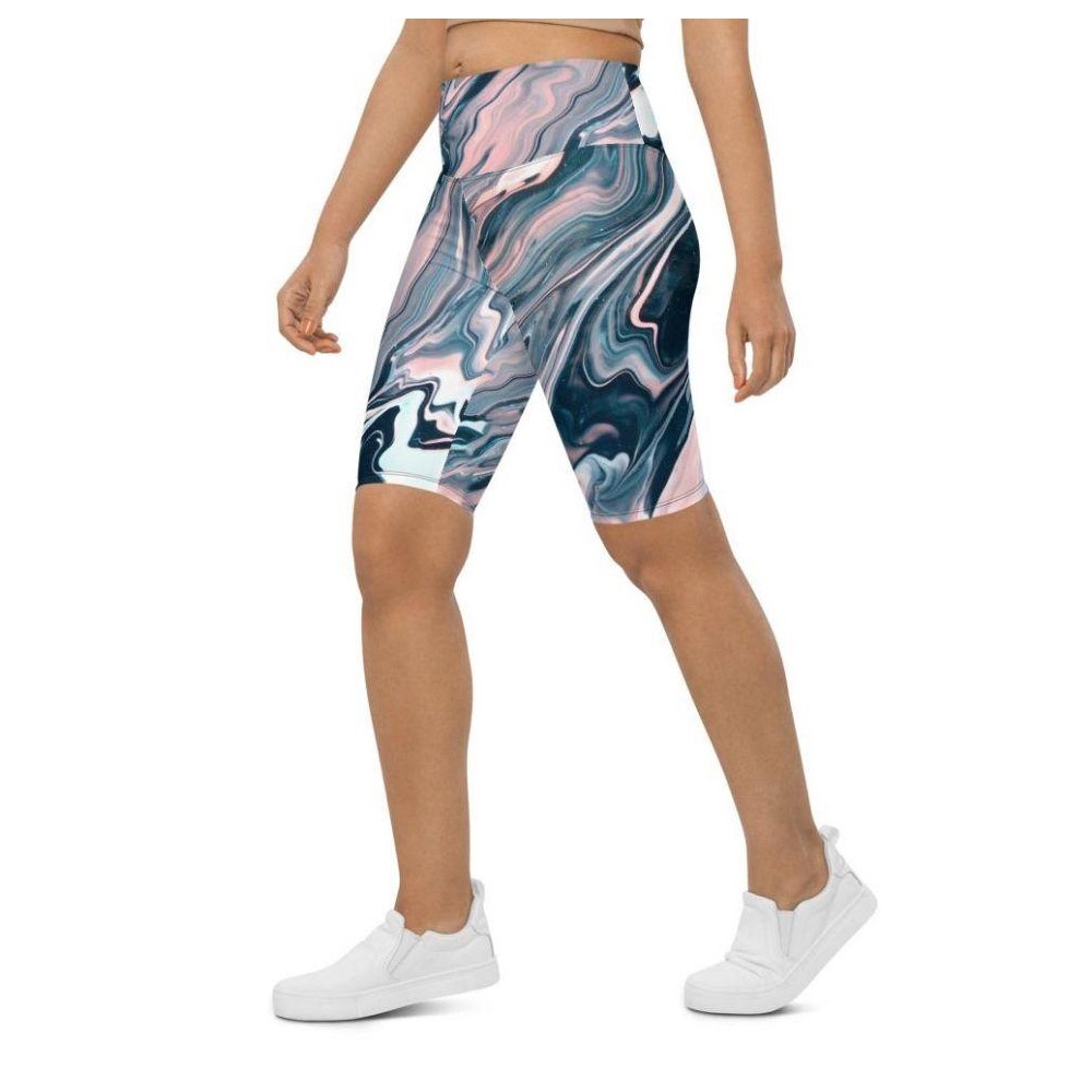 Dreamy Marble Biker Shorts, Biker Shorts For Mom, Shorts Mother’s Day, Mother Day Gift