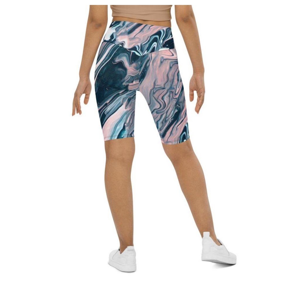 Dreamy Marble Biker Shorts, Biker Shorts For Mom, Shorts Mother’s Day, Mother Day Gift