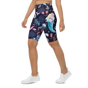 Enchanted Mermaids Biker Shorts, Biker Shorts For…
