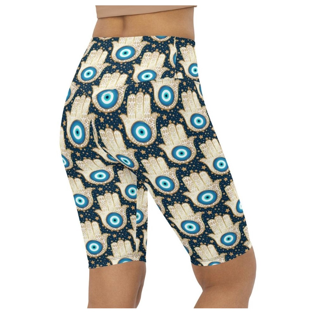 Eye Talisman Biker Shorts, Biker Shorts For Mom, Shorts Mother’s Day, Mother Day Gift